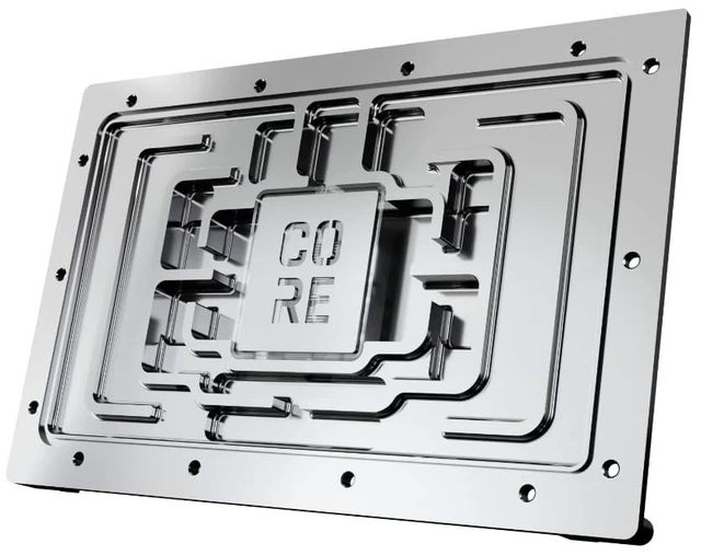 Alt view image 12 of 13 - Alphacool Core Geforce RTX 5090 Solid + AMP Waterblock with Backplate, G1/4, Chrome Plated Copper, ARGB (14730)