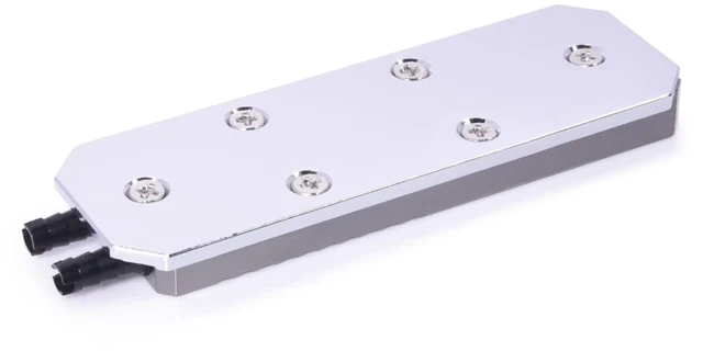Alt view image 9 of 12 - Alphacool HDX Pro Water - M.2 NVMe 2280 SSD - MCX Version, G1/4, Brass, Silver (11769)