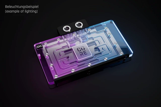 Alt view image 10 of 13 - Alphacool Core Geforce RTX 5090 EPIC-X with Backplate GPU Water Block, G1/4, Chrome Plated Copper, ARGB (14739)