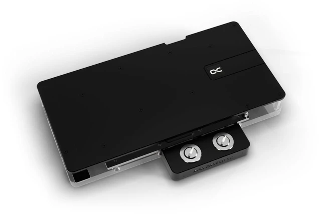 Alt view image 11 of 13 - Alphacool Core RX 9070 XT Nitro+ with Backplate GPU Water Block, G1/4, Chrome Plated Copper, ARGB (14778)