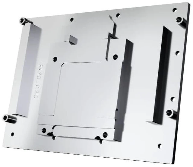 Alt view image 13 of 13 - Alphacool Core RX 9070 XT Nitro+ with Backplate GPU Water Block, G1/4, Chrome Plated Copper, ARGB (14778)