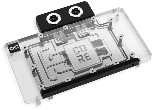 Alt view image 9 of 13 - Alphacool Core Geforce RTX 5080 EPIC-X with Backplate GPU Water Block, G1/4, Chrome Plated Copper, ARGB (14740)