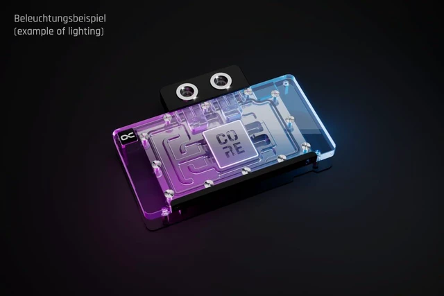 Alt view image 10 of 13 - Alphacool Core Geforce RTX 5080 EPIC-X with Backplate GPU Water Block, G1/4, Chrome Plated Copper, ARGB (14740)