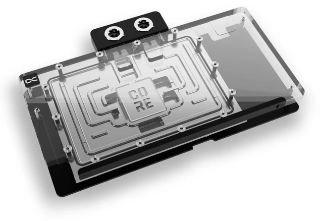 Alt view image 8 of 13 - Alphacool Core Geforce RTX 5080 ROG Astral with Backplate GPU Water Block, G1/4, Chrome Plated Copper, ARGB (10267)