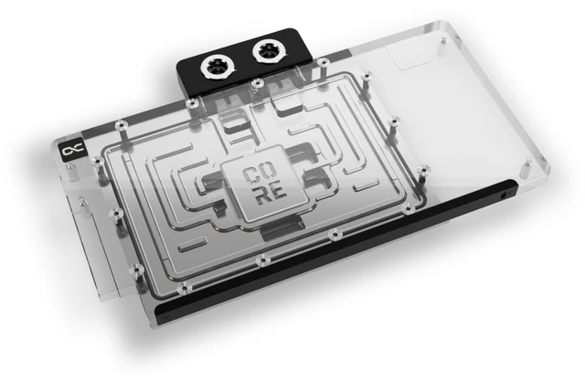 Alt view image 9 of 13 - Alphacool Core Geforce RTX 5080 ROG Astral with Backplate GPU Water Block, G1/4, Chrome Plated Copper, ARGB (10267)