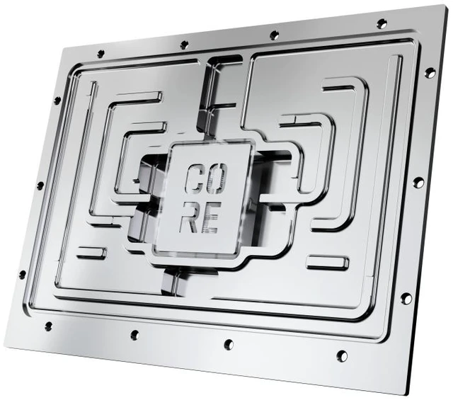 Alt view image 12 of 13 - Alphacool Core Geforce RTX 5080 ROG Astral with Backplate GPU Water Block, G1/4, Chrome Plated Copper, ARGB (10267)