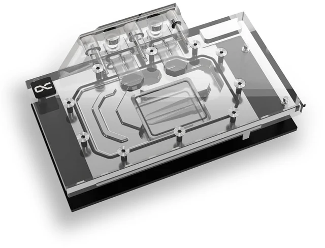 Alt view image 8 of 13 - Alphacool Eisblock Aurora Arc B580 Steel Legend + Challenger with Backplate GPU Water Block, G1/4, Chrome Plated Copper (10274)