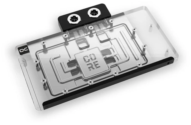 Alt view image 9 of 13 - Alphacool Core Geforce RTX 5080/5070Ti Prime with Backplate GPU Water Block, G1/4, Chrome Plated Copper, ARGB (14763)