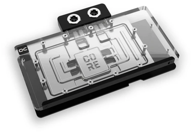 Alt view image 8 of 13 - Alphacool Core Geforce RTX 5080/5070Ti Prime with Backplate GPU Water Block, G1/4, Chrome Plated Copper, ARGB (14763)