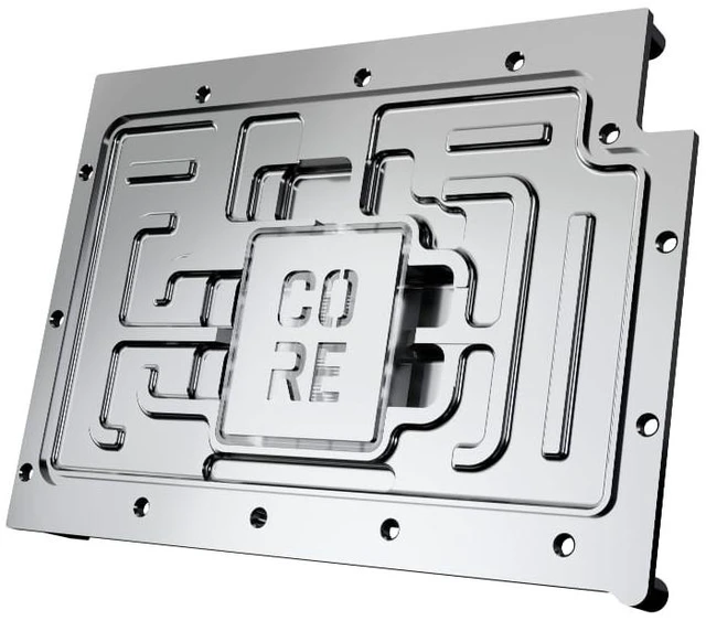 Alt view image 12 of 13 - Alphacool Core Geforce RTX 5080/5070Ti Aorus Master + Windforce with Backplate GPU Water Block, G1/4, Chrome Plated Copper, ARGB (10290)