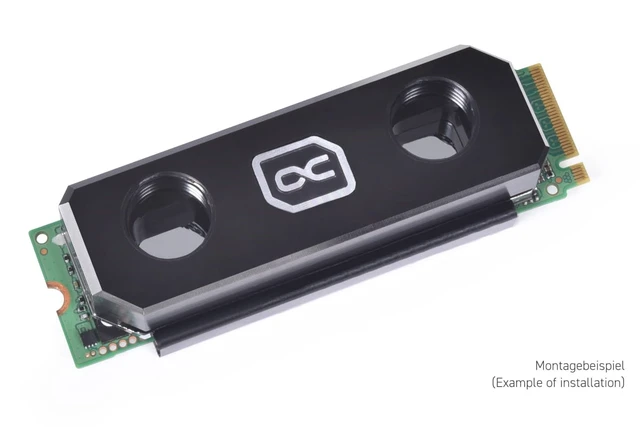 Alt view image 9 of 11 - Alphacool HDX Apex Acetal M.2 2280 SSD Cooler (11968)