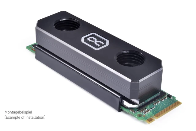 Alt view image 10 of 11 - Alphacool HDX Apex Acetal M.2 2280 SSD Cooler (11968)