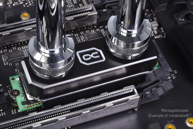 Alt view image 11 of 11 - Alphacool HDX Apex Acetal M.2 2280 SSD Cooler (11968)