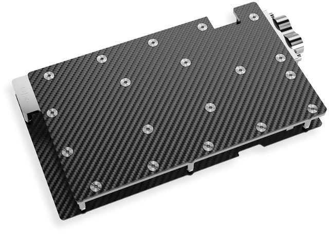 Alt view image 8 of 12 - Alphacool ES RTX 5090 Reference 1-Slot-Design REV1 with Backplate GPU Water Block, G1/4, Chrome Plated Copper (10291)