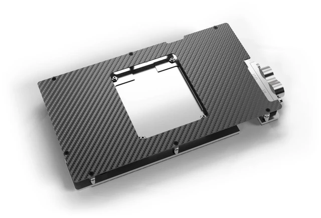 Alt view image 10 of 12 - Alphacool ES RTX 5090 Reference 1-Slot-Design REV1 with Backplate GPU Water Block, G1/4, Chrome Plated Copper (10291)