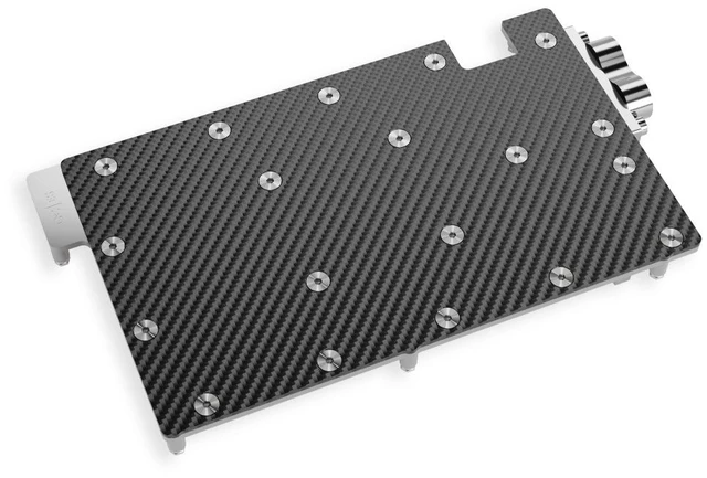 Alt view image 9 of 12 - Alphacool ES RTX 5090 Reference 1-Slot-Design REV1 with Backplate GPU Water Block, G1/4, Chrome Plated Copper (10291)
