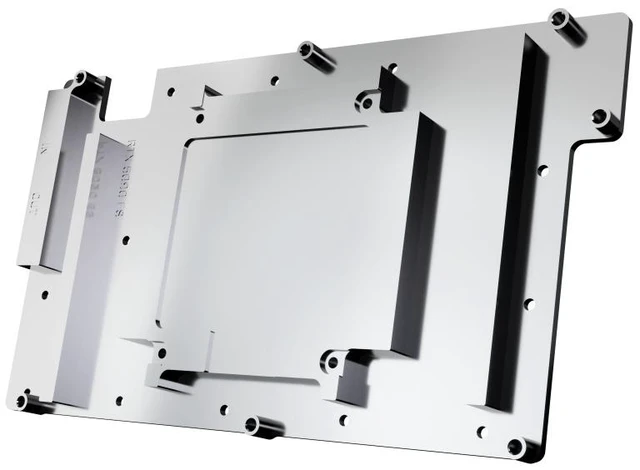 Alt view image 12 of 12 - Alphacool ES RTX 5090 Reference 1-Slot-Design REV1 with Backplate GPU Water Block, G1/4, Chrome Plated Copper (10291)