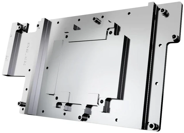 Alt view image 12 of 12 - Alphacool ES Geforce RTX 5090 Gaming 1-Slot Design GPU Water Block, G1/4, Chrome Plated Copper (10292)