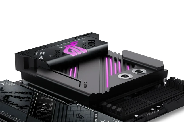 Alt view image 12 of 13 - Alphacool Apex Monoblock for ROG STRIX X870-F Gaming WIFI AM5 Motherboard (14682)