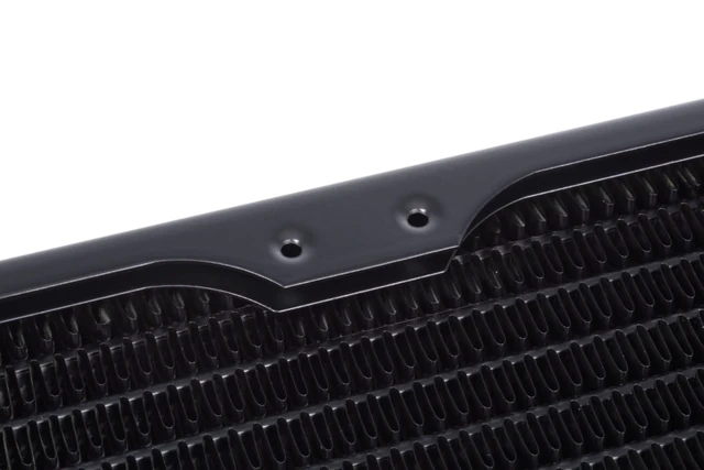 Alt view image 14 of 14 - Alphacool NexXxoS HPE-30 Full Copper 280mm Radiator, 140mm, G1/4, 30mm, Black (14378)