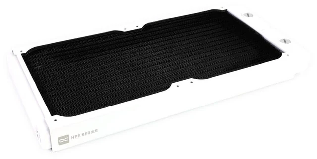 Alt view image 9 of 13 - Alphacool HPE-30 Full Copper 280mm Radiator - White, 140mm, G1/4, 30mm (10224)