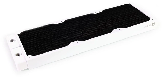 Alt view image 8 of 13 - Alphacool HPE-30 Full Copper 360mm Radiator - White, 120mm, G1/4, 30mm (10225)