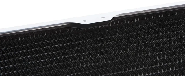 Alt view image 12 of 13 - Alphacool HPE-30 Full Copper 360mm Radiator - White, 120mm, G1/4, 30mm (10225)