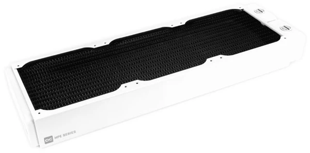 Alt view image 9 of 13 - Alphacool HPE-45 Full Copper 360mm Radiator - White (10227)