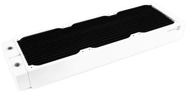 Alt view image 8 of 13 - Alphacool HPE-45 Full Copper 360mm Radiator - White (10227)