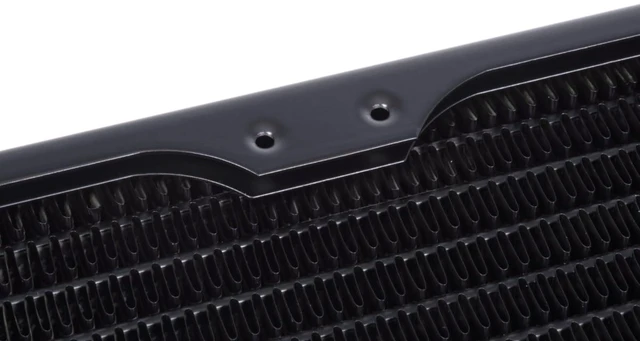 Alt view image 14 of 14 - Alphacool NexXxoS HPE-45 Full Copper 240mm Radiator, 120mm, G1/4, 45mm, Black (14439)