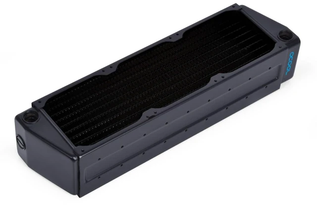 Alt view image 8 of 12 - Alphacool NexXxoS HPE-60 Full Copper X-Flow 80mm Triple Radiator, G1/4, 60mm, Black (14375)
