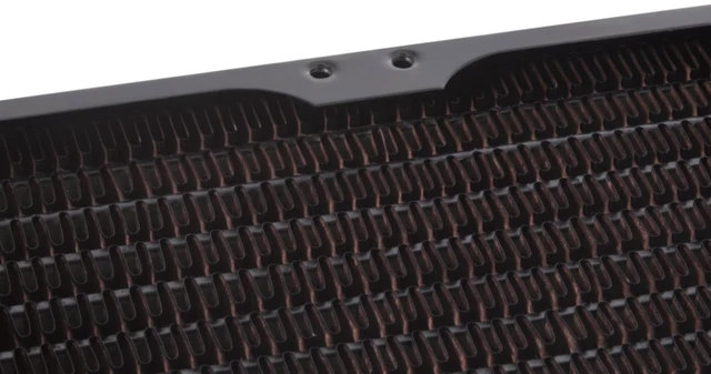 Alt view image 11 of 12 - Alphacool NexXxoS HPE-60 Full Copper X-Flow 80mm Triple Radiator, G1/4, 60mm, Black (14375)