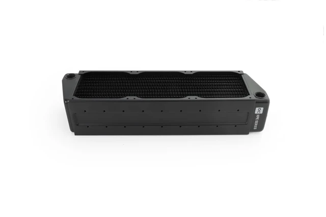 Alt view image 9 of 12 - Alphacool ES HPE-60 Full Copper X-Flow 80mm Triple Radiator 5 Bar, G1/4, 60mm, Black (10234)