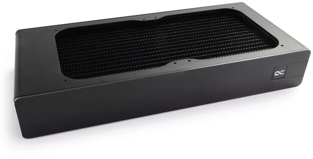 Alt view image 10 of 14 - Alphacool Core XT45 Full Copper 240mm Radiator, 120mm, G1/4, 50mm, Black (13768)
