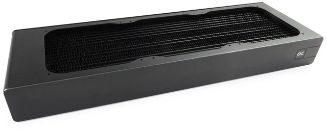 Alt view image 10 of 14 - Alphacool Core XT45 Full Copper 360mm Radiator, 120mm, G1/4, 50mm, Black (14584)