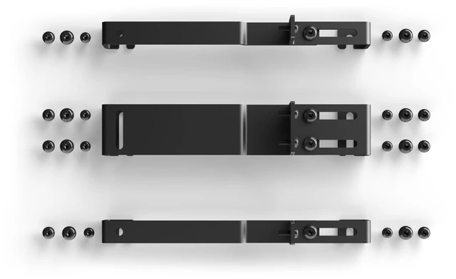 Alt view image 5 of 5 - Alphacool Core 240/280mm 90° Distroplate Universal Mounting Bracket, Stainless Steel (14495)
