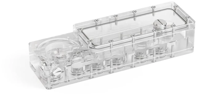 Alt view image 10 of 14 - Alphacool Core Distroplate 240 XS D5/DDC Reservoir, G1/4, 147ml, Acrylic, Clear (14672)