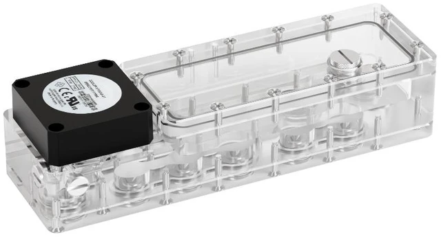 Alt view image 11 of 14 - Alphacool Core Distroplate 240 XS D5/DDC Reservoir, G1/4, 147ml, Acrylic, Clear (14672)