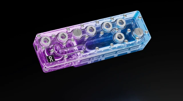 Alt view image 9 of 14 - Alphacool Core Distroplate 240 XS D5/DDC Reservoir, G1/4, 147ml, Acrylic, Clear (14672)