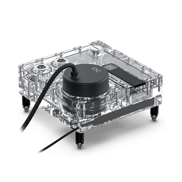 Alt view image 8 of 10 - Alphacool Core 140mm Reservoir with VPP/D5 Pump, G1/4, 130 ml, Acrylic, Clear (13889)