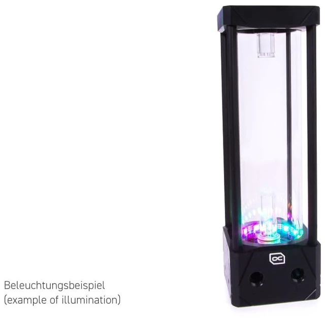 Alt view image 9 of 14 - Alphacool Eisbecher Aurora D5 Acetal/Glas - 250mm incl. Alphacool VPP Apex D5 Reservoir, G1/4, 250 mm, Borosilicate Glass (13326)