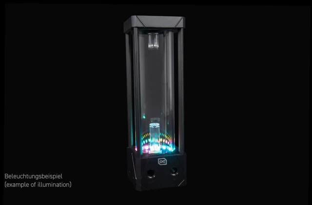 Alt view image 10 of 14 - Alphacool Eisbecher Aurora D5 Acetal/Glas - 250mm incl. Alphacool VPP Apex D5 Reservoir, G1/4, 250 mm, Borosilicate Glass (13326)