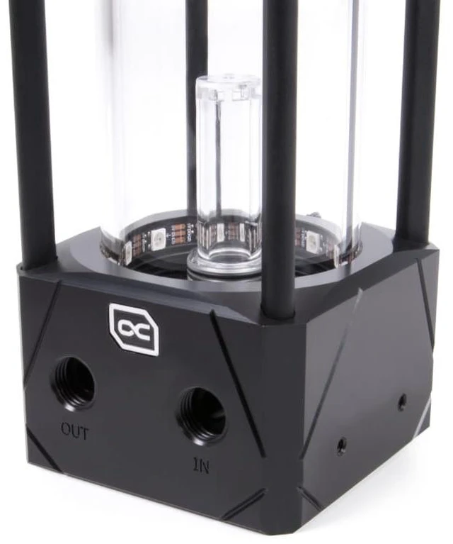 Alt view image 12 of 14 - Alphacool Eisbecher Aurora D5 Acetal/Glas - 250mm incl. Alphacool VPP Apex D5 Reservoir, G1/4, 250 mm, Borosilicate Glass (13326)