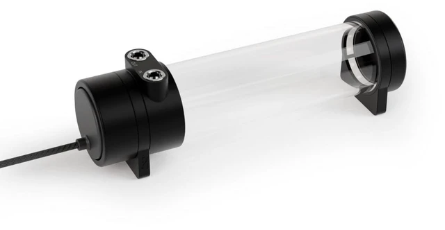 Alt view image 9 of 14 - Alphacool Core 70 Tube Reservoir with VPP/D5 Apex PWM Pump, G1/4, 494ml, Borosilicate Glass, Black (13742)