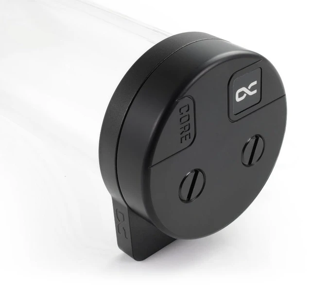 Alt view image 11 of 14 - Alphacool Core 70 Tube Reservoir with VPP/D5 Apex PWM Pump, G1/4, 494ml, Borosilicate Glass, Black (13742)