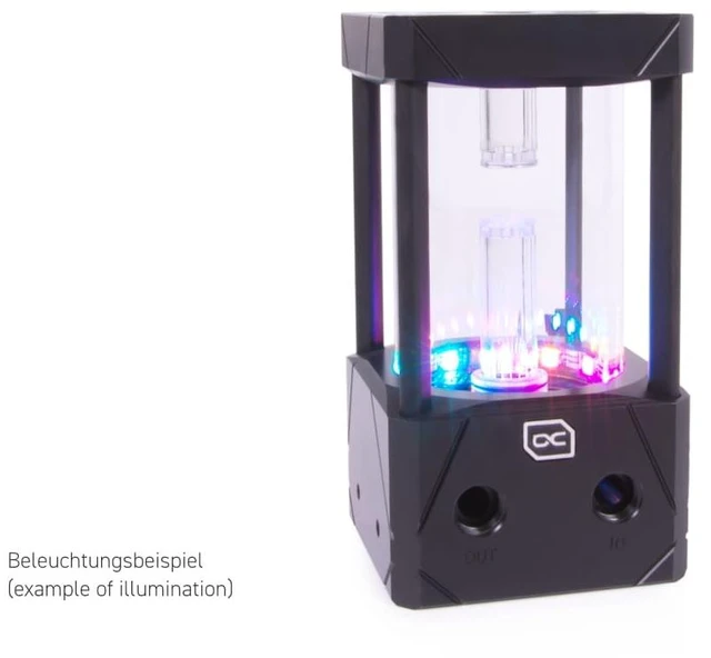 Alt view image 9 of 14 - Alphacool Eisbecher Aurora D5 Acetal/Glass - 150mm incl. Alphacool VPP Apex D5 Reservoir, G1/4, 150 mm, Borosilicate Glass (13327)