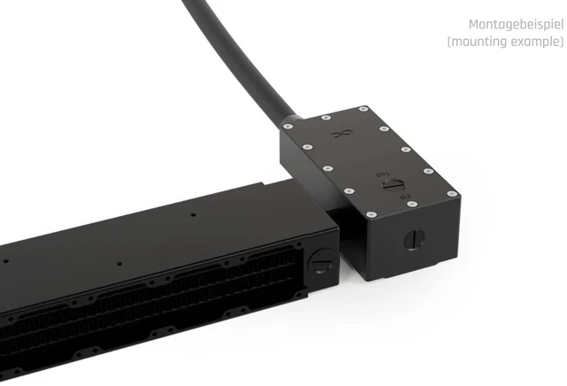 Alt view image 6 of 6 - Alphacool ES Reservoir DDCzero 1U with Pump (14571)