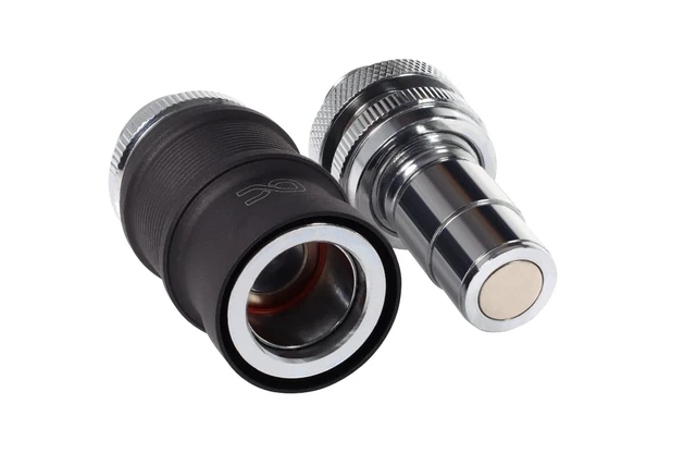 Alt view image 12 of 14 - Alphacool ES Quick Release BLH1A PushIn Set IT-IT with Bulkhead Fitting, Nickel Plated Brass (13877)