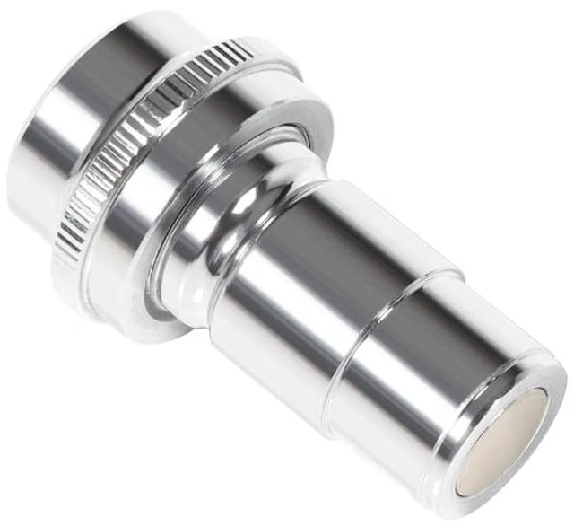 Alt view image 6 of 8 - Alphacool ES Quick Release BLH1A PushIn Male IT Fitting, Nickel Plated Brass, Chrome (13882)