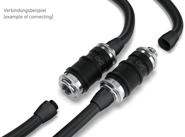 Alt view image 8 of 8 - Alphacool ES Quick Release BLH1A PushIn Male IT Fitting, Nickel Plated Brass, Chrome (13882)